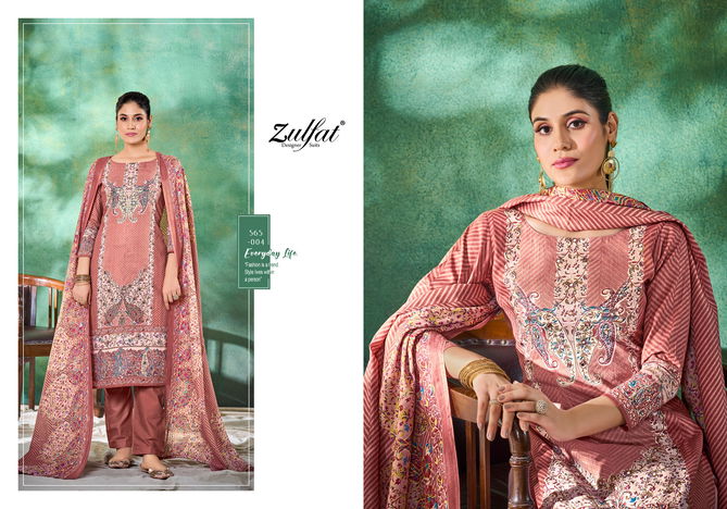 Tania Vol 3 By Zulfat Handwork Cotton Printed Dress Material Collection
